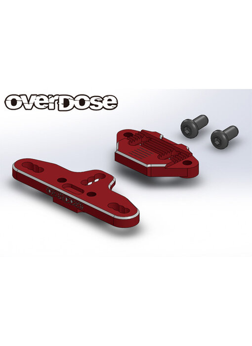 Overdose Adj. Steering Base for OD3546 / Red