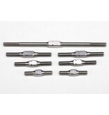 Yokomo SD-TBS20 - Titanium Turnbuckle Set for SD2.0