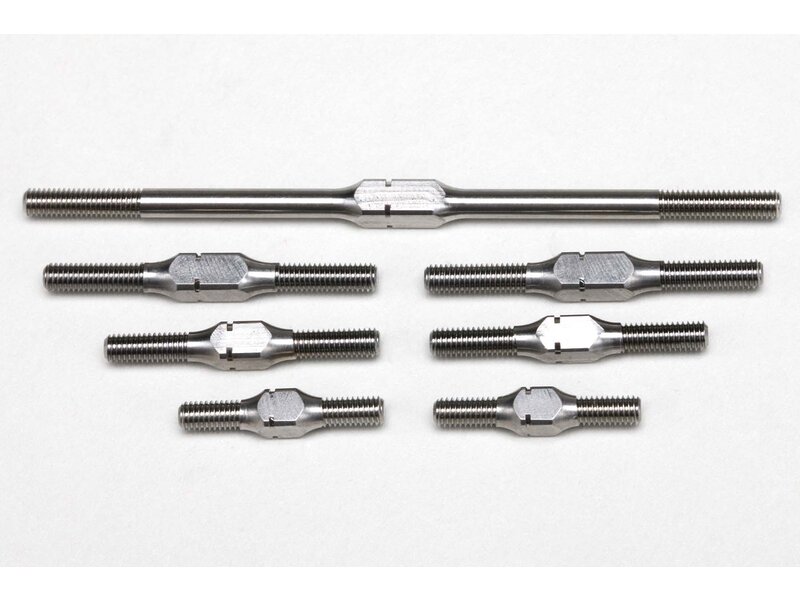 Yokomo SD-TBS20 - Titanium Turnbuckle Set for SD2.0