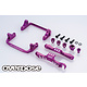 Alum. Battery Holder Set Type-2 for Galm / Purple