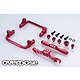 Alum. Battery Holder Set Type-2 for Galm / Red
