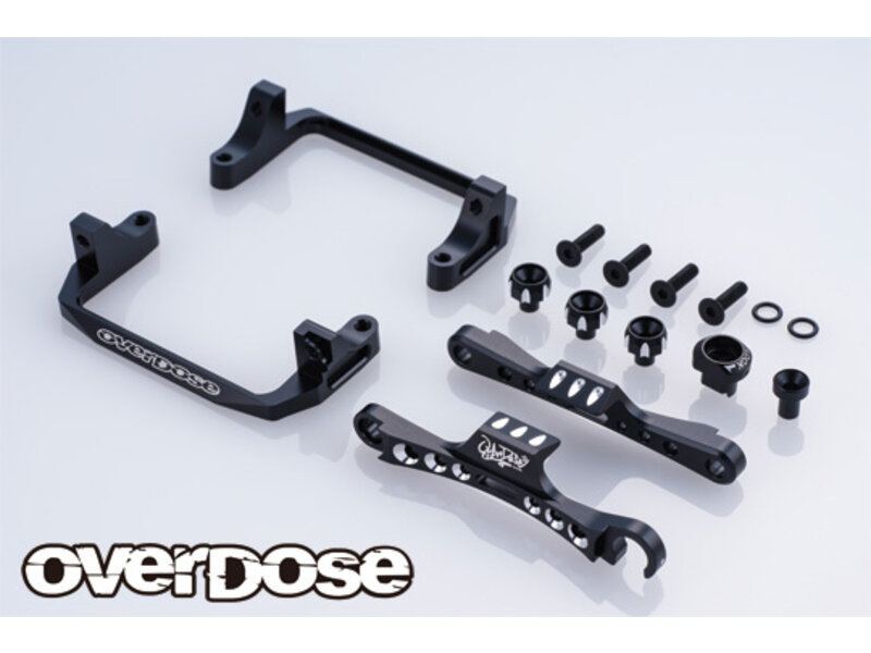 Overdose Alum. Battery Holder Type-2 - Black Overdose Alum. Battery Holder Type-2 - Black