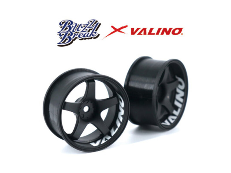 Overdose R-SPEC Valino GV117D Wheel 26mm / Color: Black / Offset: 7mm (2pcs)