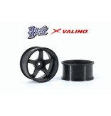 Overdose R-SPEC Valino GV117D Wheel 26mm / Color: Black / Offset: 7mm (2pcs)