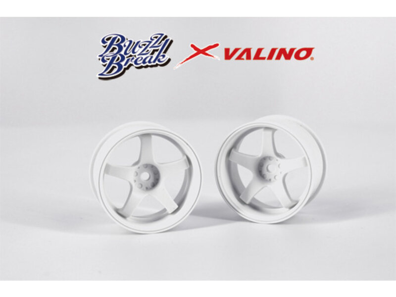 Overdose R-SPEC Valino GV117D Wheel 26mm / Color: White / Offset: 7mm (2pcs)