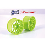 Overdose R-SPEC Valino N820S Wheel 26mm / Color: Lime Yellow / Offset: 7mm (2pcs)