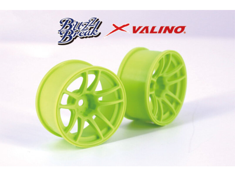 Buzz Break N820S R-SPEC Wheel Set 30mm - Lime Yellow Buzz Break N820S R-SPEC Wheel Set 30mm - Lime Yellow