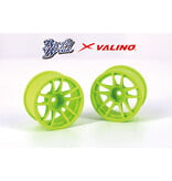 Overdose R-SPEC Valino N820S Wheel 26mm / Color: Lime Yellow / Offset: 7mm (2pcs)