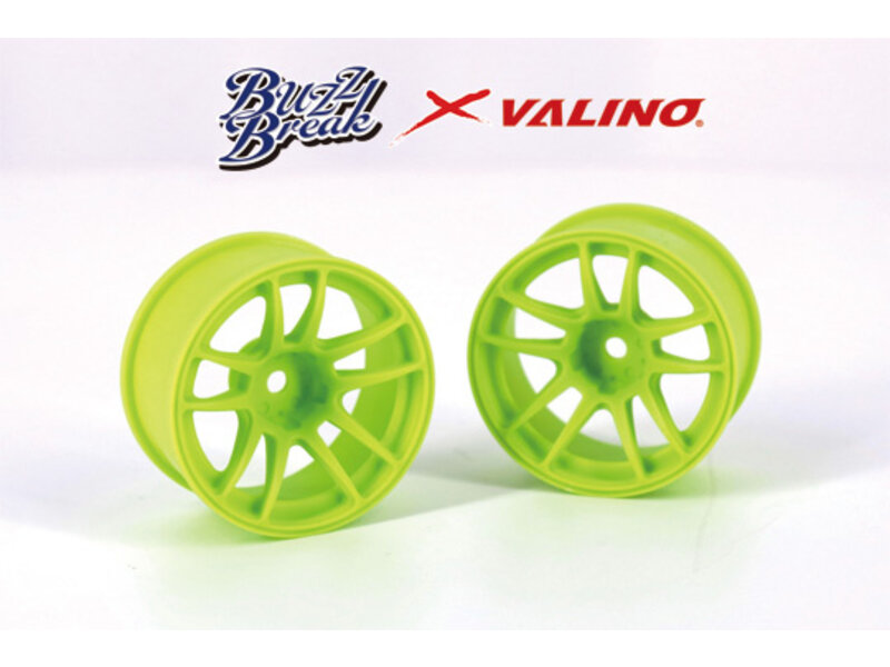 Buzz Break N820S R-SPEC Wheel Set 30mm - Lime Yellow Buzz Break N820S R-SPEC Wheel Set 30mm - Lime Yellow