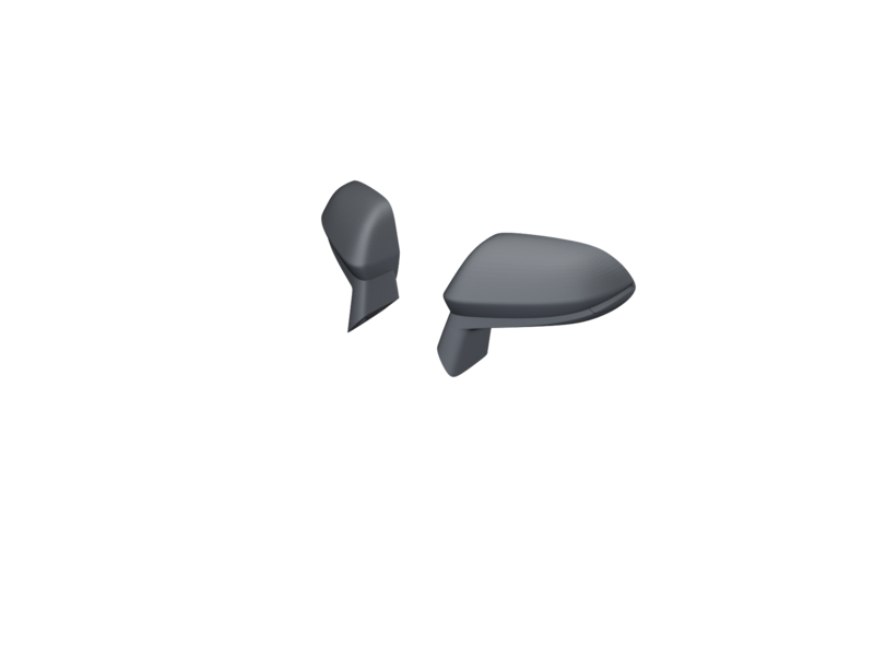 Rc Arlos Rear View Mirrors for Toyota Corolla GR