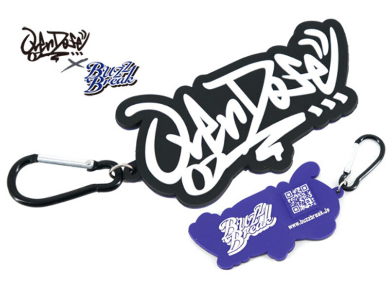 Overdose Rubber Keychain OVERDOSE A - Letter Type Overdose Rubber Keychain OVERDOSE A - Letter Type