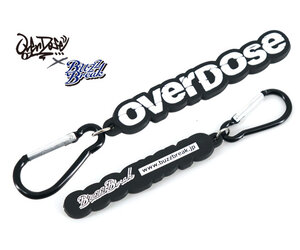 Overdose Rubber Keychain OVERDOSE A - Letter Type Overdose Rubber Keychain OVERDOSE A - Letter Type