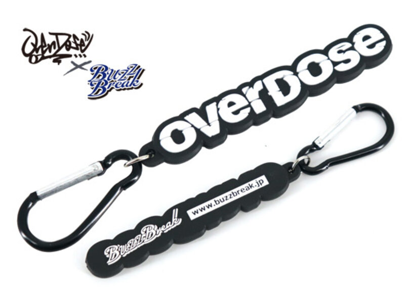 Overdose Rubber Keychain OVERDOSE A - Letter Type Overdose Rubber Keychain OVERDOSE A - Letter Type