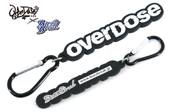 Overdose Rubber Keychain OVERDOSE A - Letter Type Overdose Rubber Keychain OVERDOSE A - Letter Type