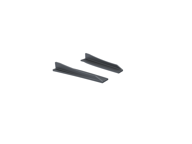 Rc Arlos Rear Side Canards for GR Works UHP Wide Kit for Chevrolet Camaro ZL1