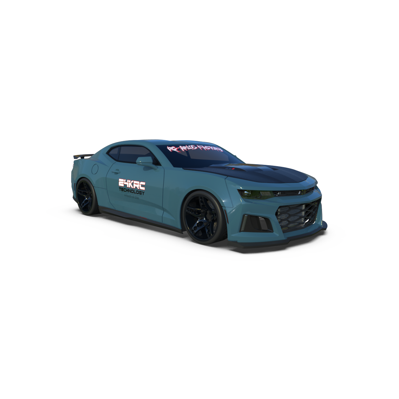 Rc Arlos 24K3400 Chevrolet Camaro ZL1 Clear Body Drifted