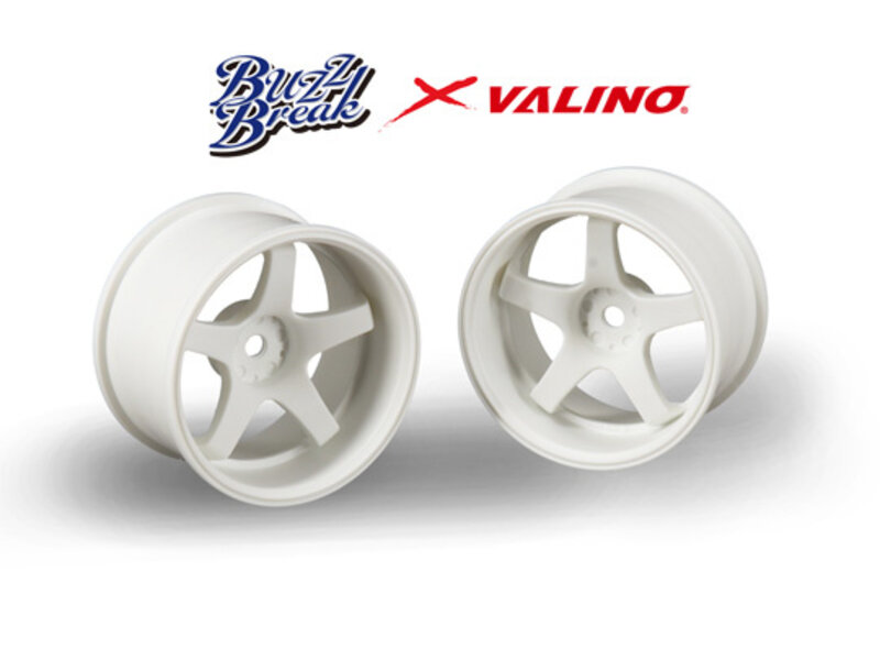 Overdose R-SPEC Valino GV117D Wheel 30mm / Color: White / Offset: 9mm (2pcs)