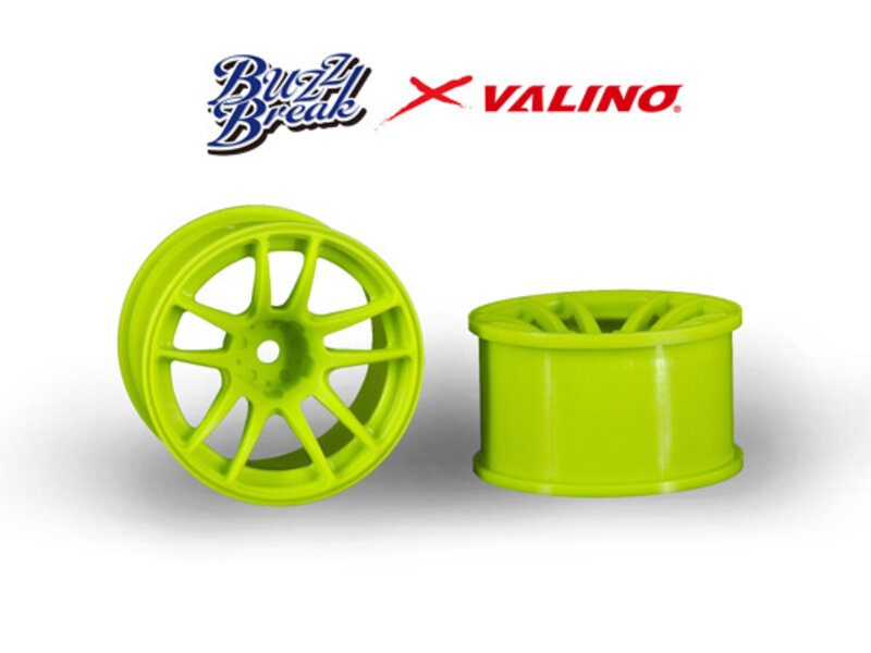 Overdose R-SPEC Valino N820S Wheel 30mm / Color: Lime Yellow / Offset: 9mm (2pcs)