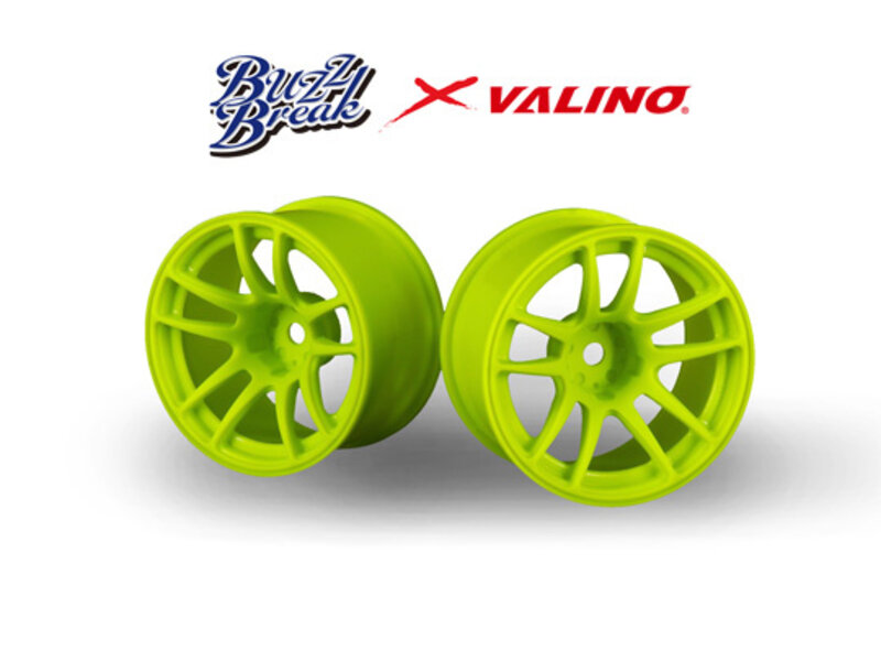Overdose R-SPEC Valino N820S Wheel 30mm / Color: Lime Yellow / Offset: 9mm (2pcs)