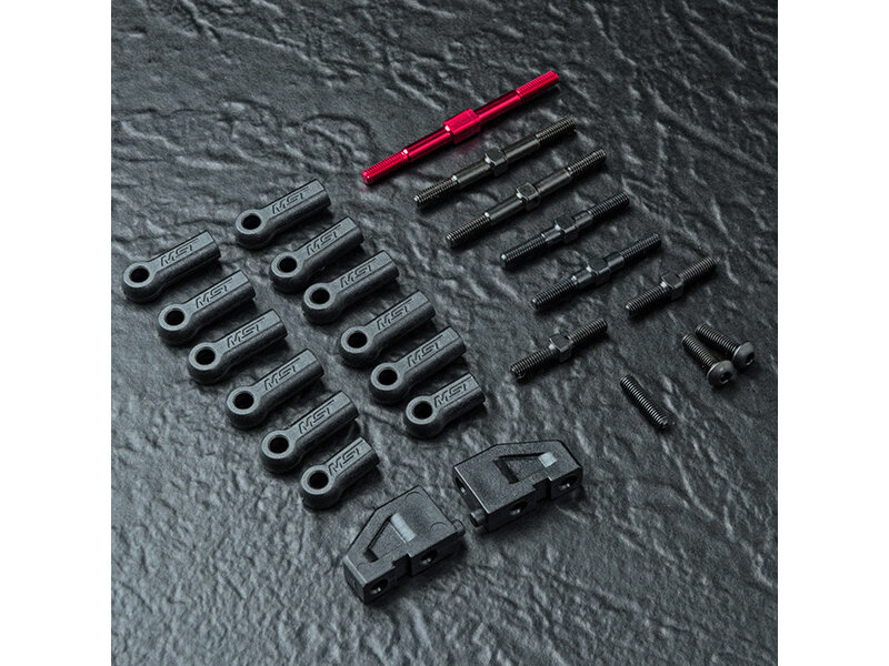 MST RMX 2.5 Turnbuckle Shaft Set - Red MST RMX 2.5 Turnbuckle Shaft Set - Red