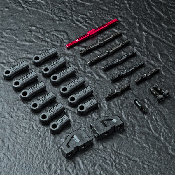 MST RMX 2.5 Turnbuckle Shaft Set - Red MST RMX 2.5 Turnbuckle Shaft Set - Red