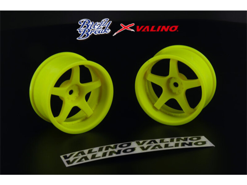 Overdose R-SPEC Valino Gokutan Wheel 26mm / Color: Flo Green / Offset: 7mm (2pcs)