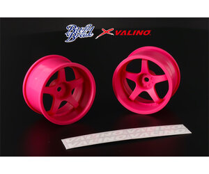 Buzz Break R-SPEC Gokutan Wheel Set 30mm - Flo Pink Buzz Break R-SPEC Gokutan Wheel Set 30mm - Flo Pink