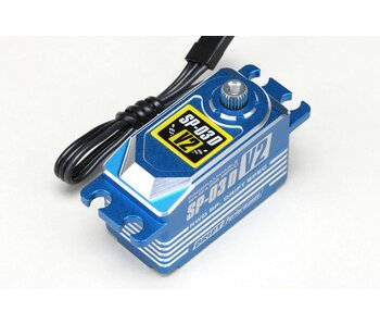 Yokomo RWD Drift Spec Programmable Brushless Aluminium Low Profile Servo - Blue