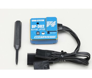 Yokomo Drift Performance DP-302V4P Steering Gyro 3CH - Blue
