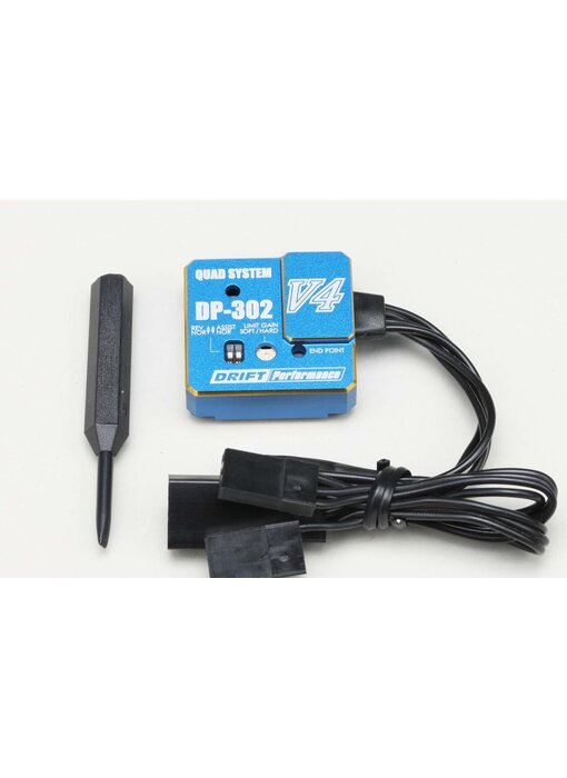 Yokomo Drift Performance DP-302V4P Steering Gyro 3CH - Blue