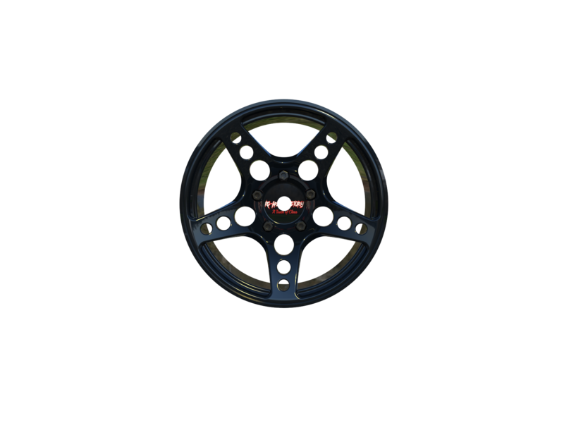 Rc Arlos Competition HGK Rims (2pcs) / Color: Black / Offset: 8mm