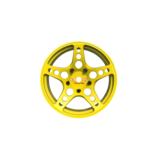 Rc Arlos Competition HGK Rims (2pcs) / Color: Yellow / Offset: 6mm