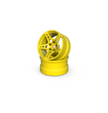 Rc Arlos Competition HGK Rims (2pcs) / Color: Yellow / Offset: 6mm