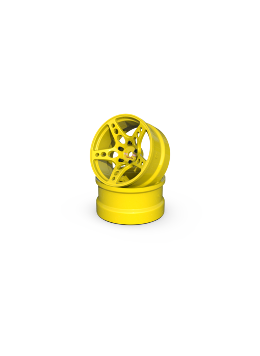 Rc Arlos Competition HGK Rims (2) / Yellow / 6mm