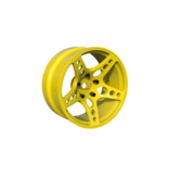 Rc Arlos Competition HGK Rims (2pcs) / Color: Yellow / Offset: 8mm