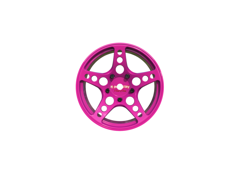 Rc Arlos Competition HGK Rims (2pcs) / Color: Purple / Offset: 6mm