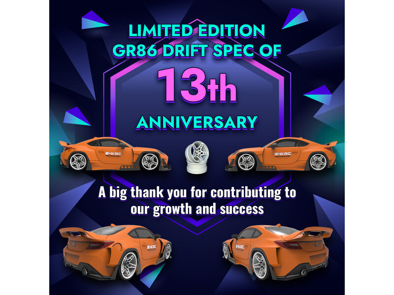 Rc Arlos Toyota GR86 DRIFT SPEC 13th Anniversary Limited Edition