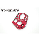 Overdose High Mount Motor Plate for OD3878 / Color: Red