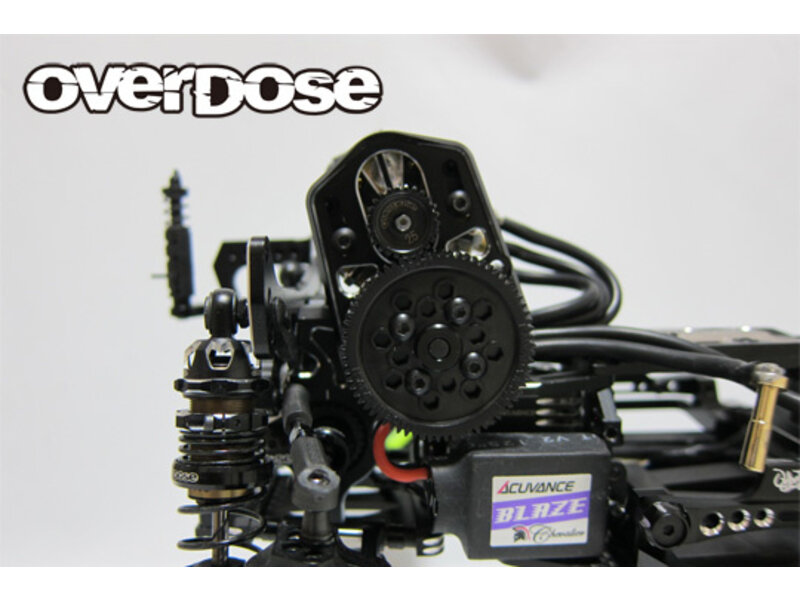 Overdose High Mount Motor Plate for OD3878 / Color: Red