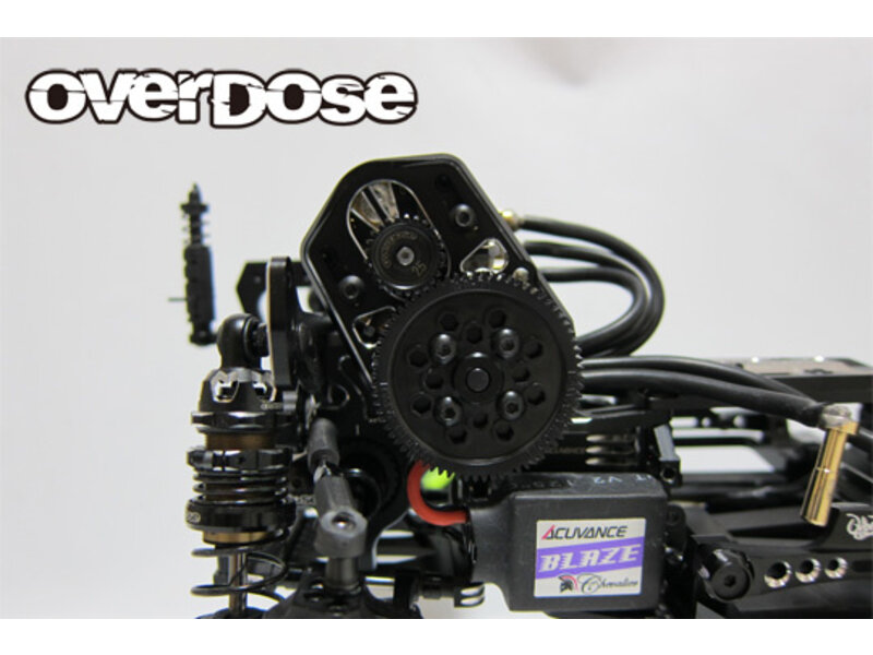 Overdose High Mount Motor Plate for OD3878 / Color: Red