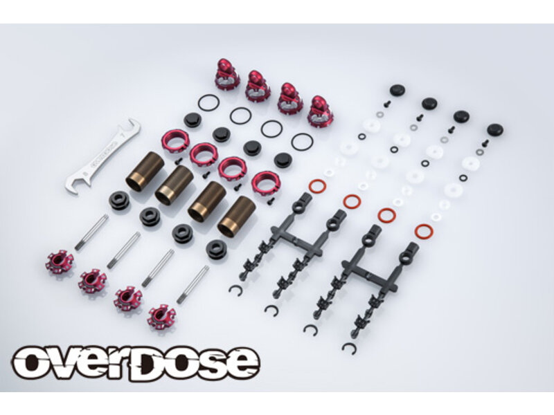 Overdose High Grade Shock Set Spec.4 / Color: Red (4pcs)
