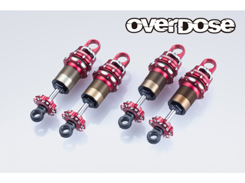 Overdose High Grade Shock Set Spec.4 / Color: Red (4pcs)