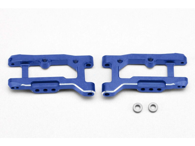 Yokomo Y2-BL8RAW - Aluminum Rear Short H-Arm for RD2.0/SD2.0 / Blue