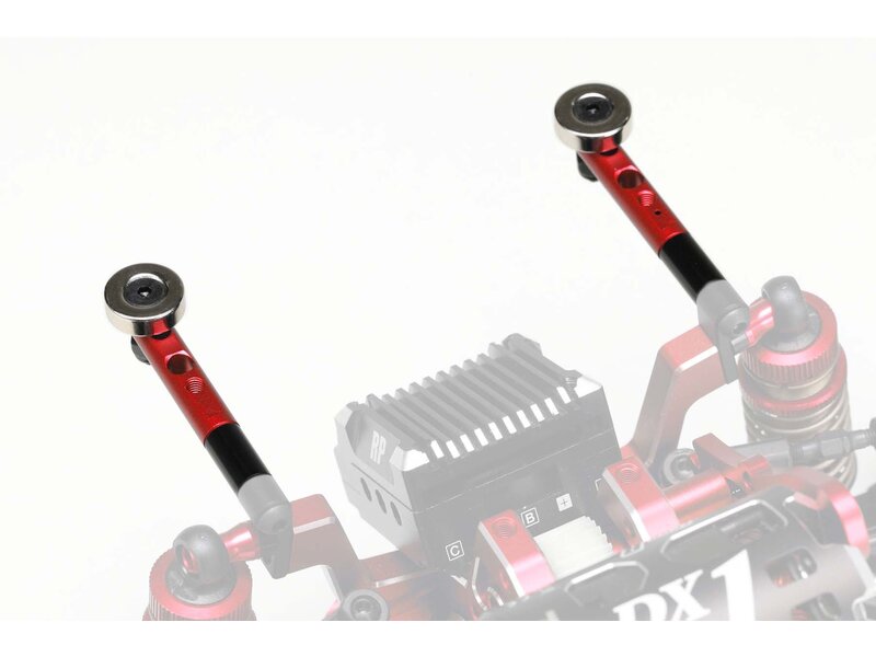 Yokomo ZS-016MGRR - Magnet Body Mount for Rear / Red