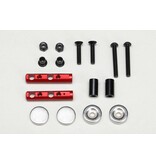 Yokomo ZS-016MGRR - Magnet Body Mount for Rear / Red