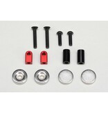 Yokomo ZS-016MGFR - Magnet Body Mount for Front / Red
