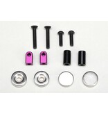 Yokomo ZS-016MGFP - Magnet Body Mount for Front / Purple