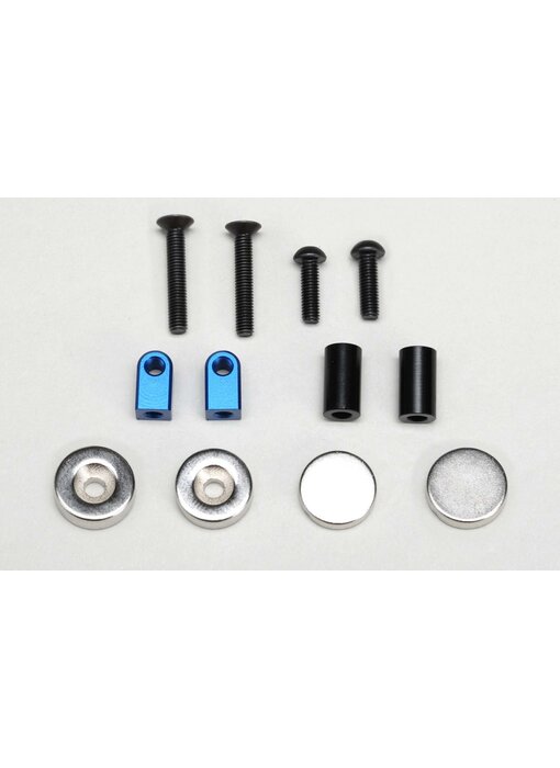Yokomo Magnet Body Mount for Front / Blue