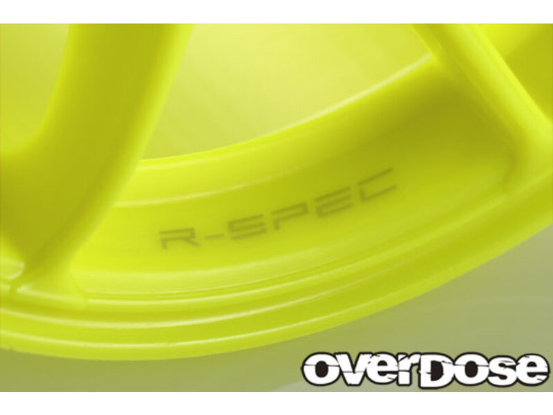 Overdose R-SPEC Work Emotion CR Kiwami / Color: Fluor Yellow / Offset: 7mm (2pcs)