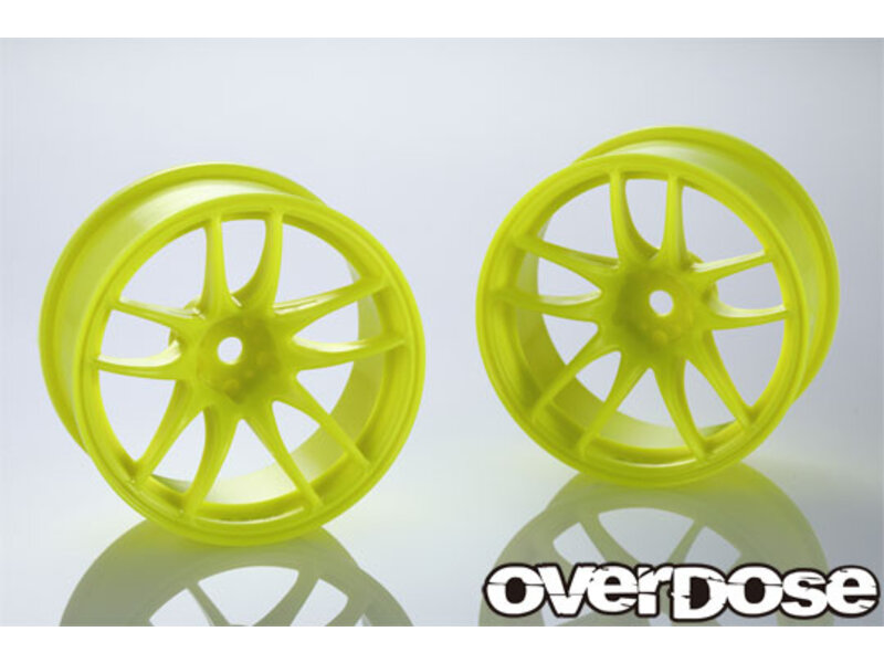 Overdose R-SPEC Work Emotion CR Kiwami / Color: Fluor Yellow / Offset: 7mm (2pcs)